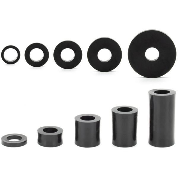 Metallgo Edelstahl Distanzhülsen – 10 X 8,4 X 0,8 Mm, Ohne Gewinde, Für M8 Schrauben, 20 Stück, Länge 5 Mm, Made In Germany, V2A